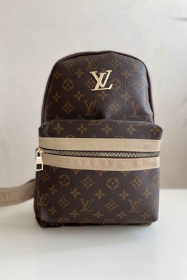 Рюкзак в стилі Louis Vuitton Коричневий 2012 фото