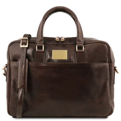 Шкіряний портфель для ноутбука з передньою кишенею Tuscany Leather Urbino TL141241 TL141241-7B фото