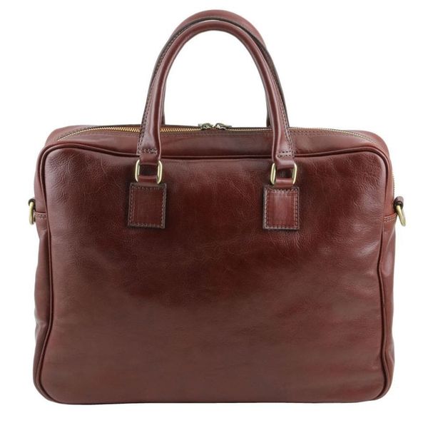 Шкіряний портфель для ноутбука з передньою кишенею Tuscany Leather Urbino TL141241 TL141241-7B фото